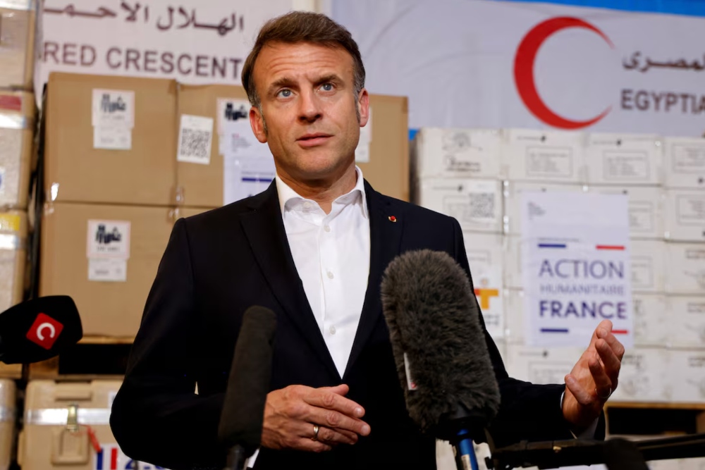  Macron: Prancis Bakal Akui Palestina sebagai Negara pada Juni 2025