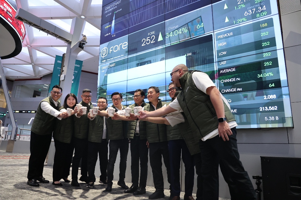  Saham Fore Coffee ARA 3 Hari Beruntun, Ini Deretan Investor yang Kebagian Cuan