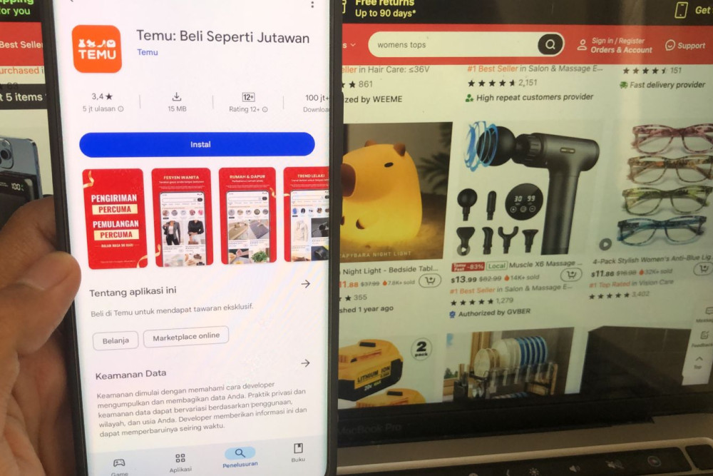  Temu dan Shein Pangkas Iklan Digital ke AS, Bisnis OTT Meta - Google Boncos