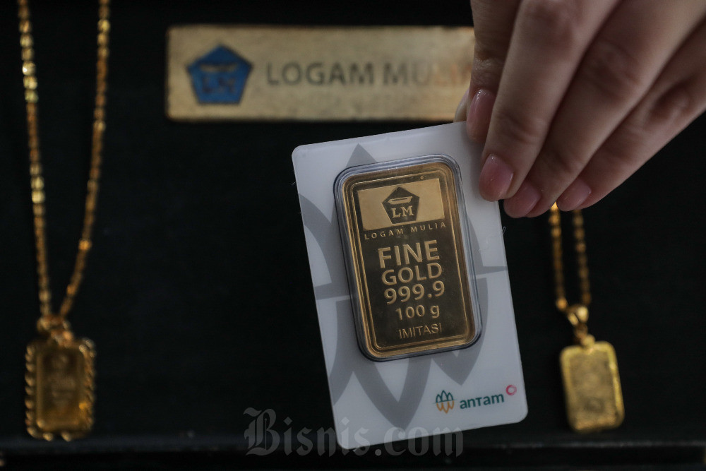  Harga Emas Antam Hari Ini Melonjak Rp15.000 Sentuh Rp1.980.000 per Gram
