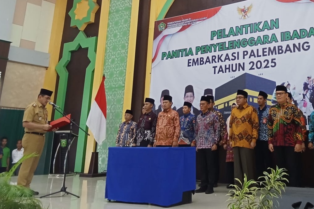  Panitia Penyelenggara Ibadah Haji Embarkasi Palembang Dilantik