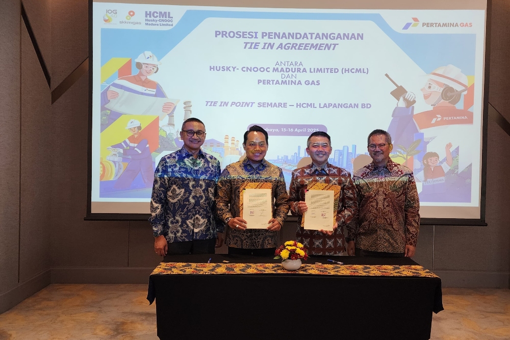  Pertagas dan Husky-CNOOC Madura Limited (HCML) Optimalisasi Lapangan Gas BD