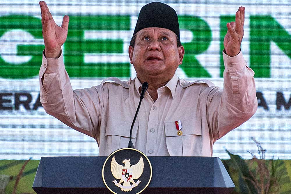  Presiden Prabowo Luncurkan Gerakan Indonesia Menanam (Gerina)