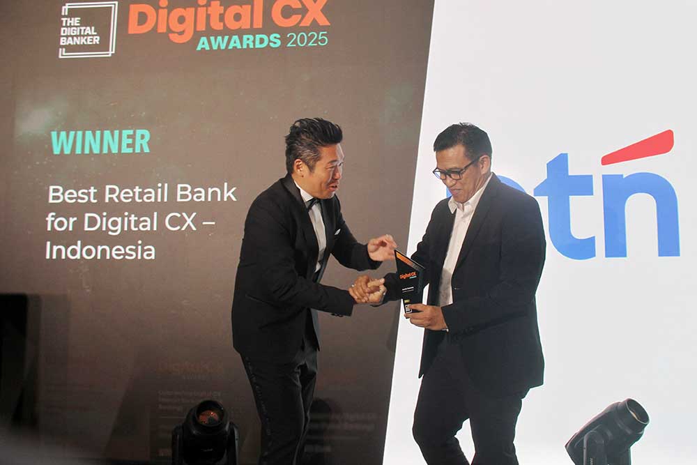  BTN Raih Penghargaan Best Retail Bank for Digital CX–Indonesia 2025