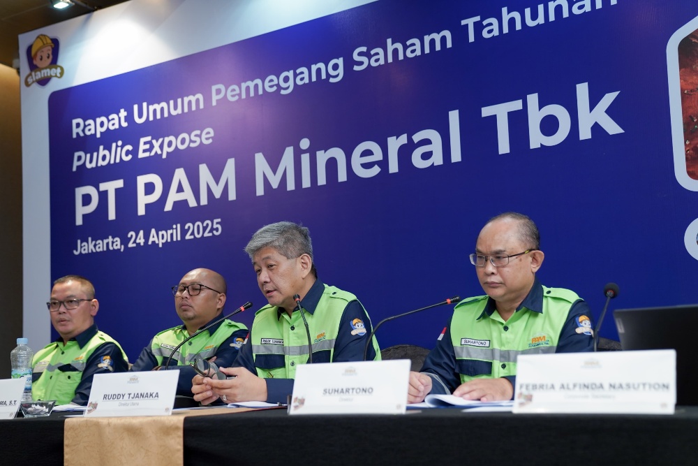  RUPS PAM Mineral (NICL) Putuskan Dividen Rp12 per Saham