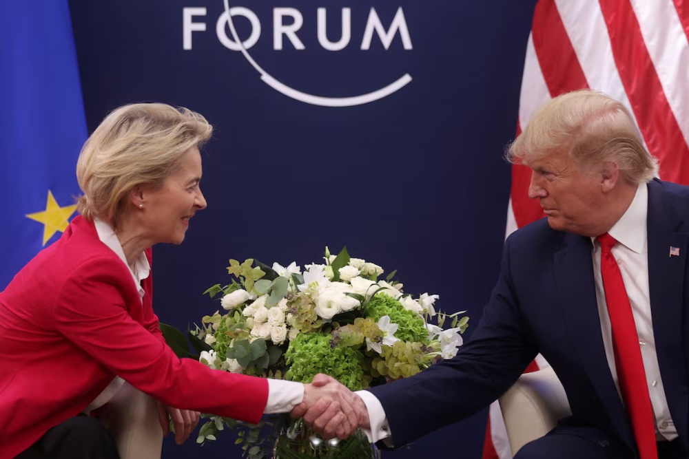  Trump dan Presiden Komisi Eropa Ursula von der Leyen Sepakat Bertemu