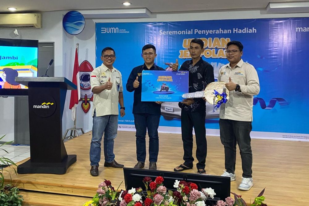  Bank Mandiri Umumkan Pemenang Undian TabMu Lewat Gathering Agen di Jambi