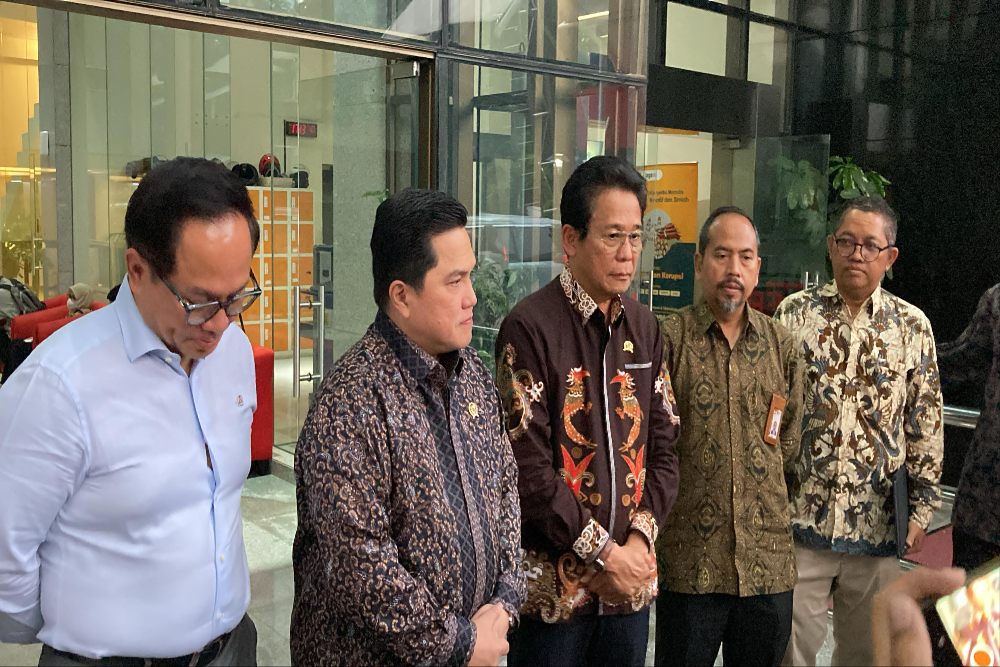  Erick Thohir Cs ke KPK, Bahas UU BUMN hingga Danantara
