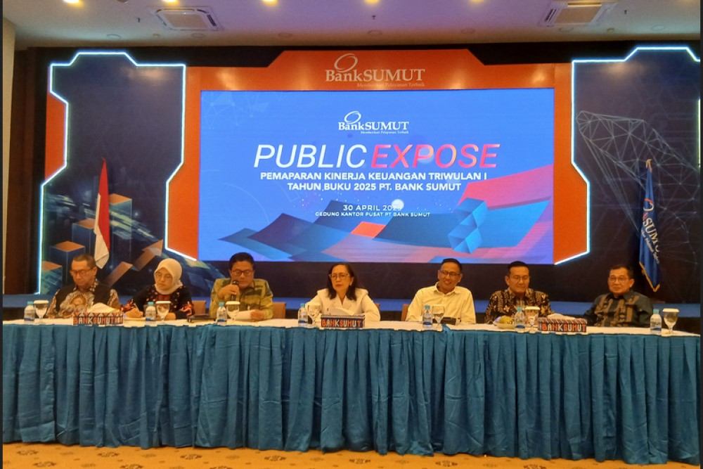  Bank Sumut Raih Laba Bersih Rp181 Miliar, Aset Sentuh Rp45,5 Triliun Per Maret 2025