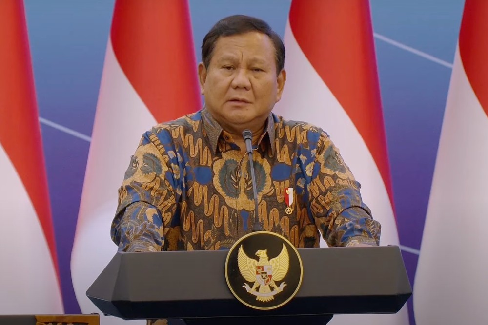  Di Depan Buruh, Prabowo Singgung Kapolri dan Panglima TNI Tak Bakal Diganti