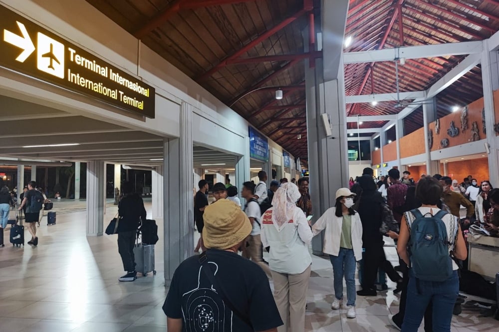 Gangguan Listrik Bali, Penerbangan di Bandara I Gusti Ngurah Rai Terdampak