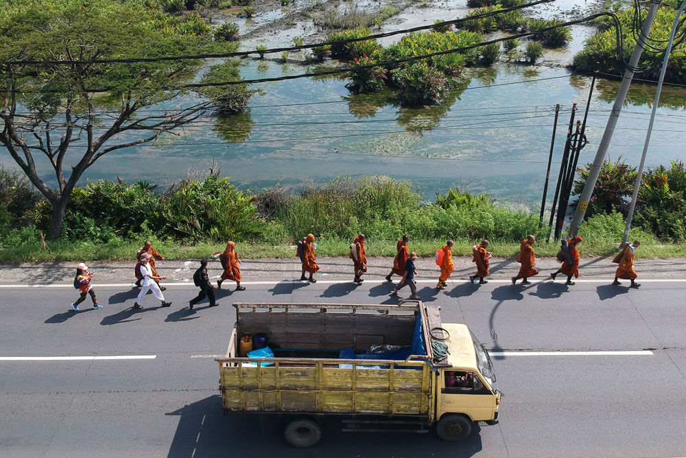  Perjalanan Ritual Thudong di Pekalongan