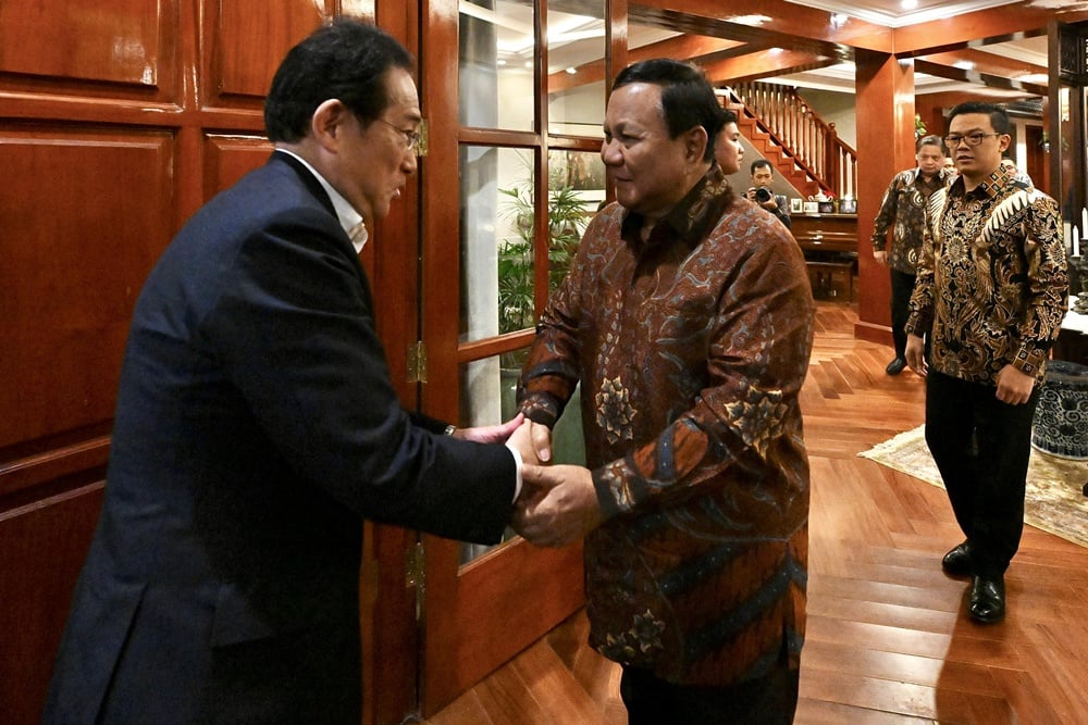 Prabowo Terima Fumio Kishida di Kertanegara, Bahas Apa?