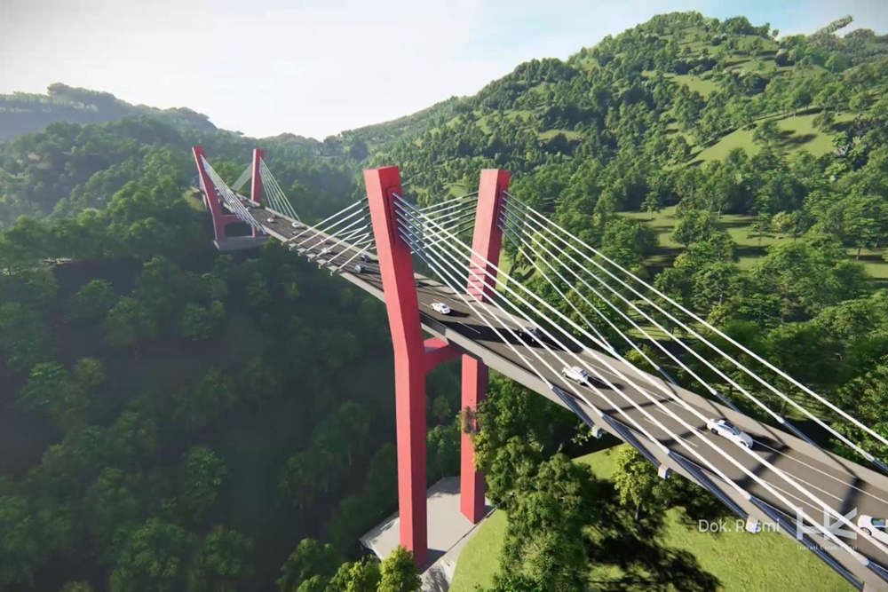 Konstruksi Bangunan Flyover Sitinjau Sumbar Didesain Tahan Gempa