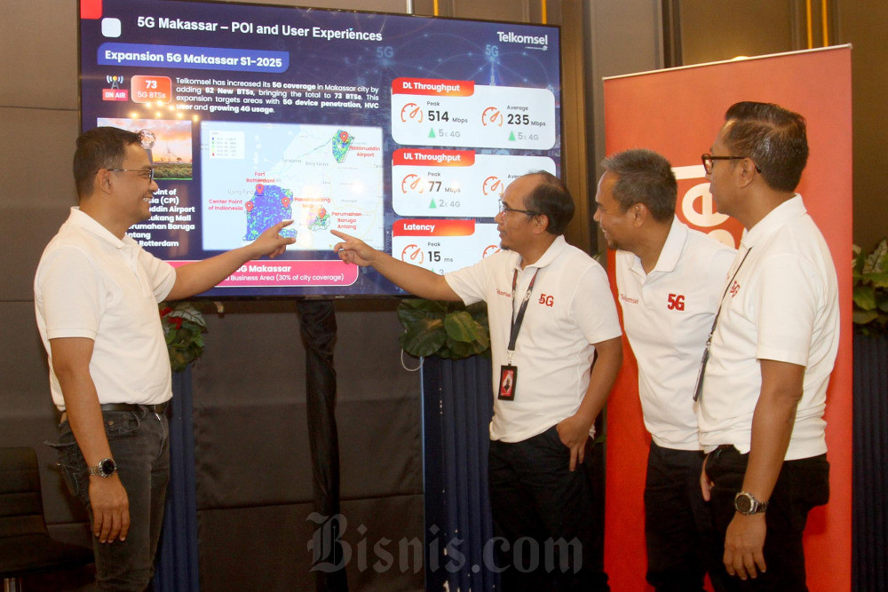  Telkomsel Lanjutkan Ekspansi Jaringan 5G di Makassar
