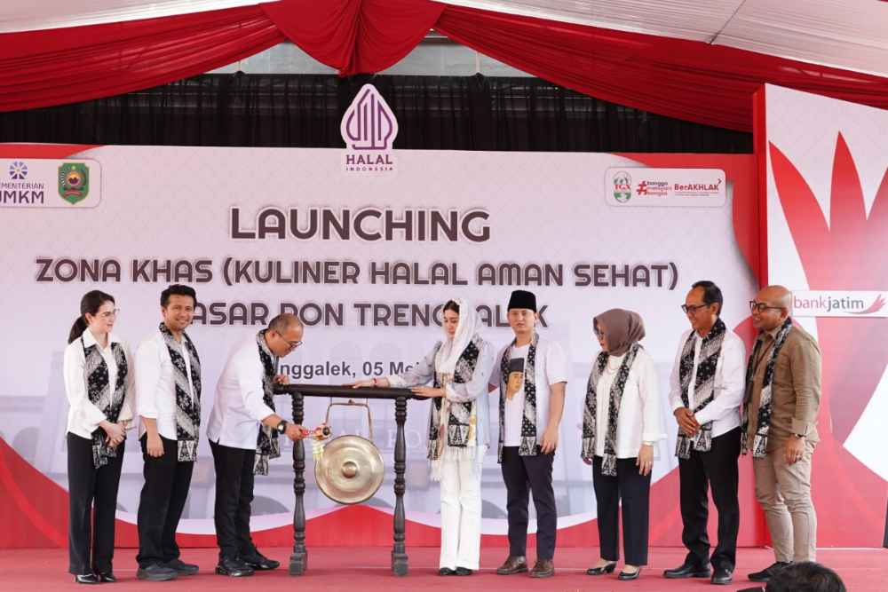Dukung UMKM Halal, Bank Jatim Gandeng Pemkab Trenggalek Luncurkan Zona KHAS