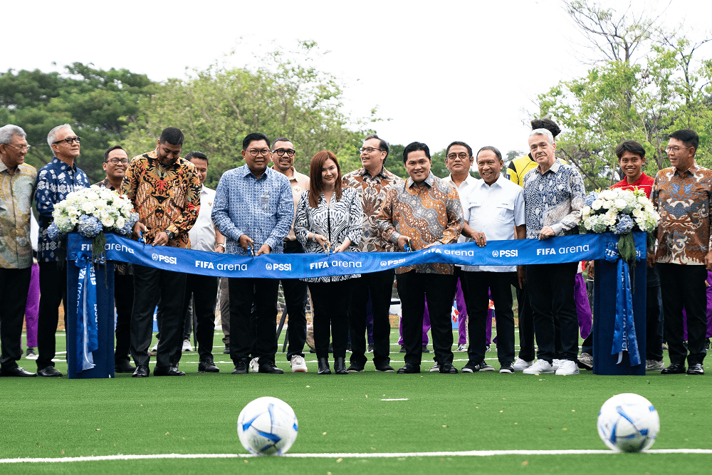  PSSI dan FIFA Bangun Lapangan Bola Ramah Anak di Mandiri Wijayakusuma