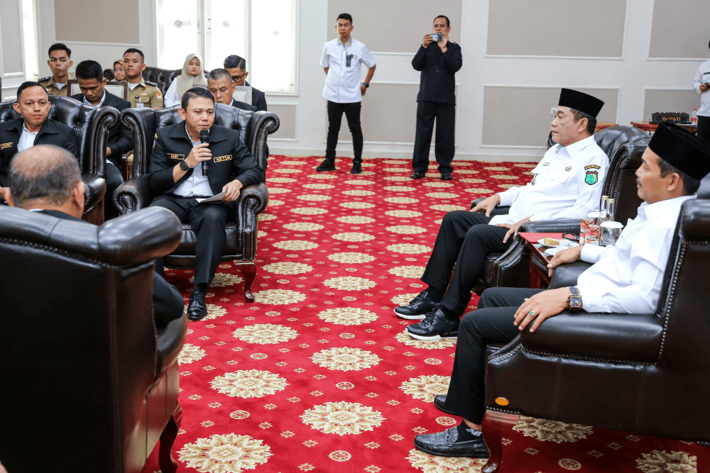  Audiensi dengan Bupati dan Wabup, Alumni IPDN Siap Jalankan Visi dan Misi Muba Maju Lebih Cepat