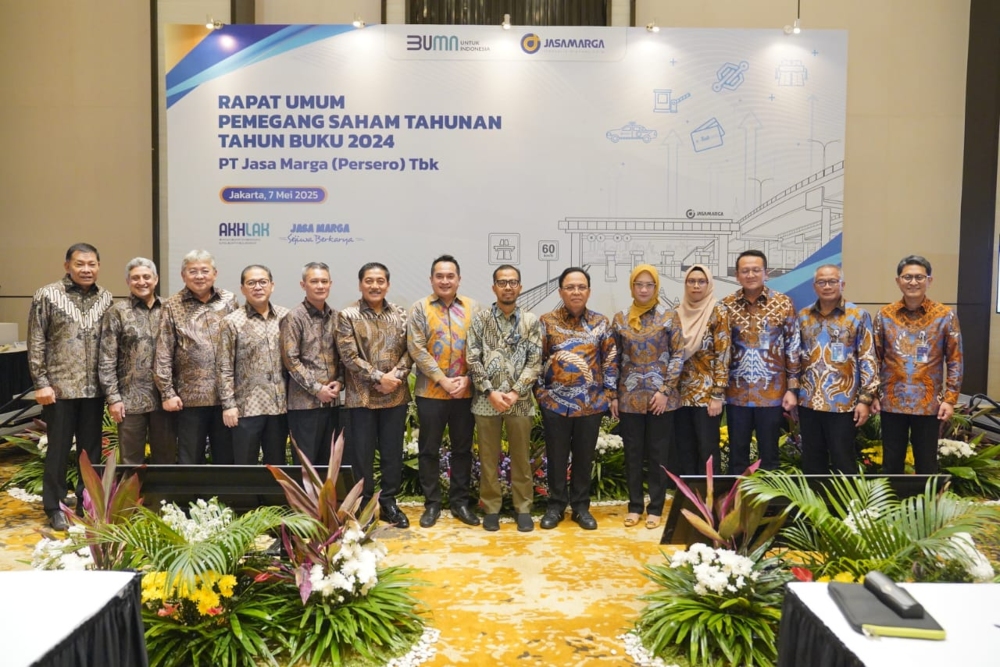  RUPST Jasa Marga (JSMR) Tetapkan Dividen Rp1,13 Triliun