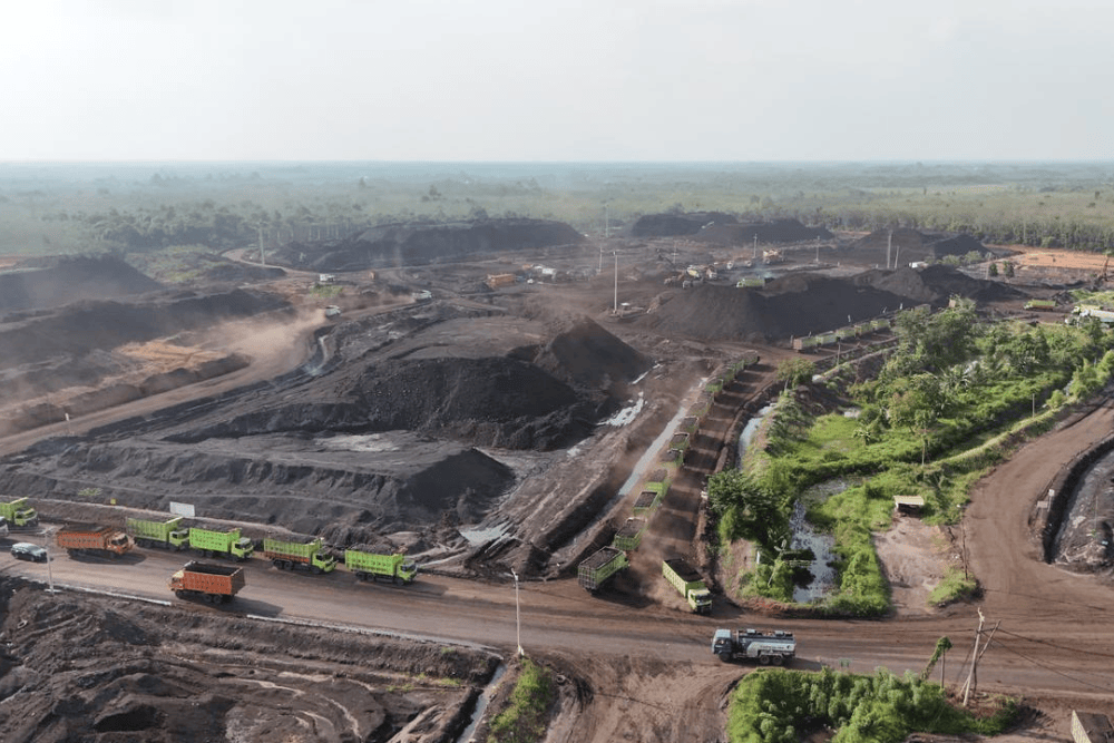  PT Servo Lintas Raya Kurangi Volume Batu Bara di Intermediate Stockpile KM 36
