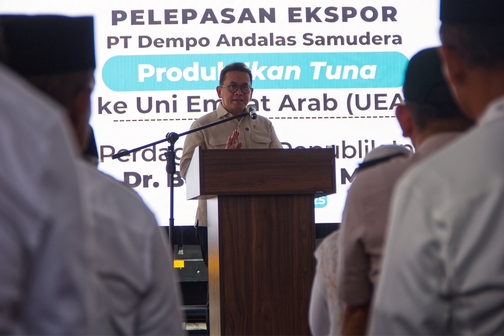  Mendag Budi Lepas Ekspor Ikan Tuna Asal Sumbar ke Uni Emirat Arab