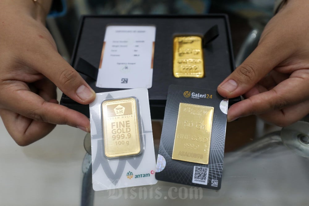 Harga Emas Antam di Pegadaian Turun Lagi, Bisa Borong Rp2.002.000 per Gram