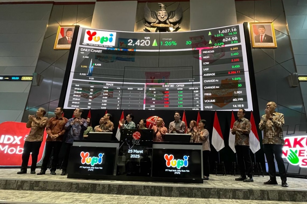 Yupi Indo Jelly (YUPI) Cetak Laba Bersih Rp167,2 Miliar Kuartal I/2025