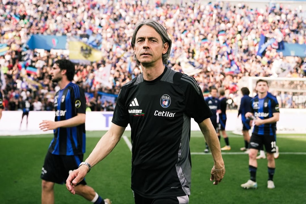  Pisa SC Promosi ke Serie A, Legenda Italia Filippo Inzaghi Kibarkan Bendera Palestina