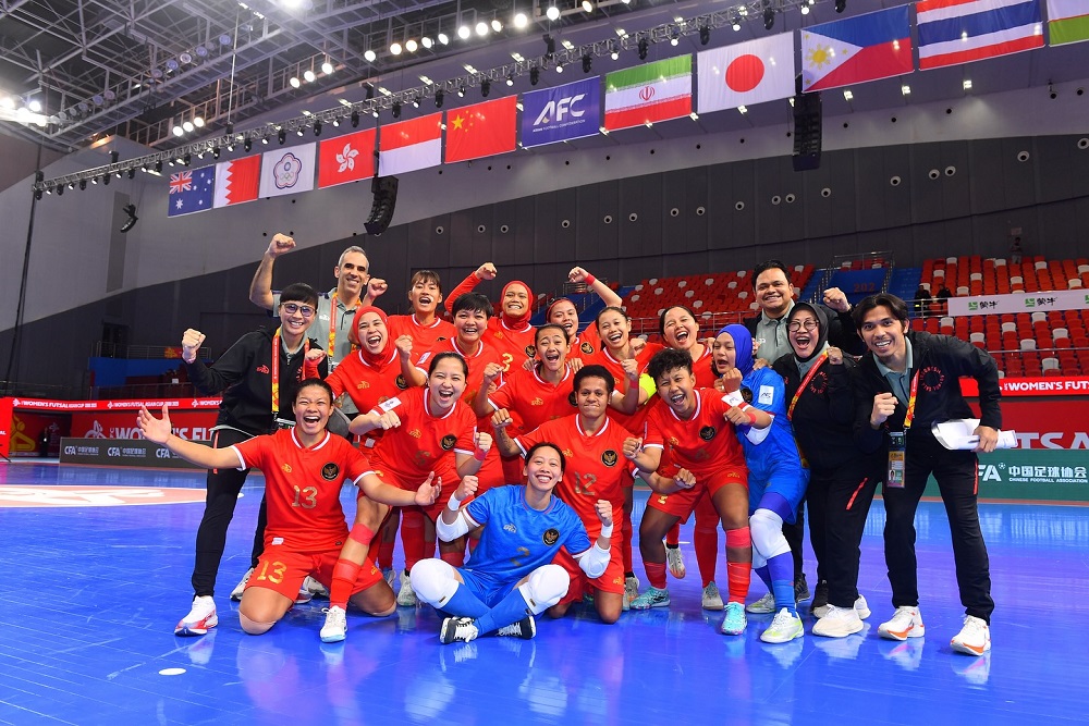  Jadwal Timnas Futsal Putri Indonesia vs China di Perempat Final Piala Asia Futsal 2025