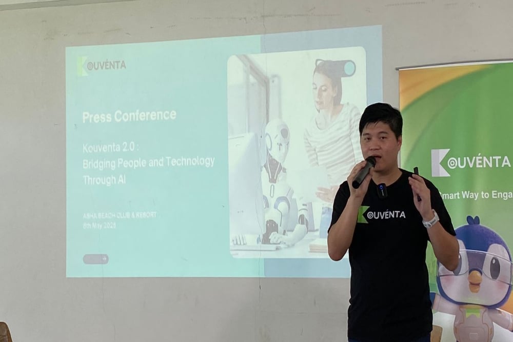‎Direktur Helios dan Founder Kouventa, Suandy Lim saat peluncuran Kouventa 2.0 di Asha Resort Kepulauan Seribu