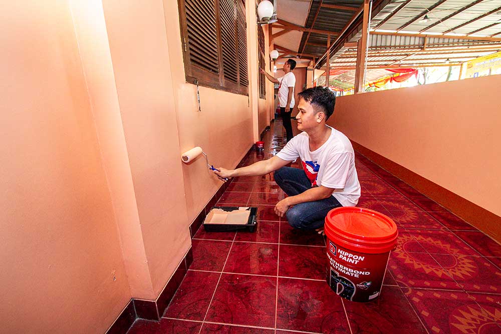  Aksi Nyata Nippon Paint di Hari Waisak: Revitalisasi Vihara Dhamma Bakti