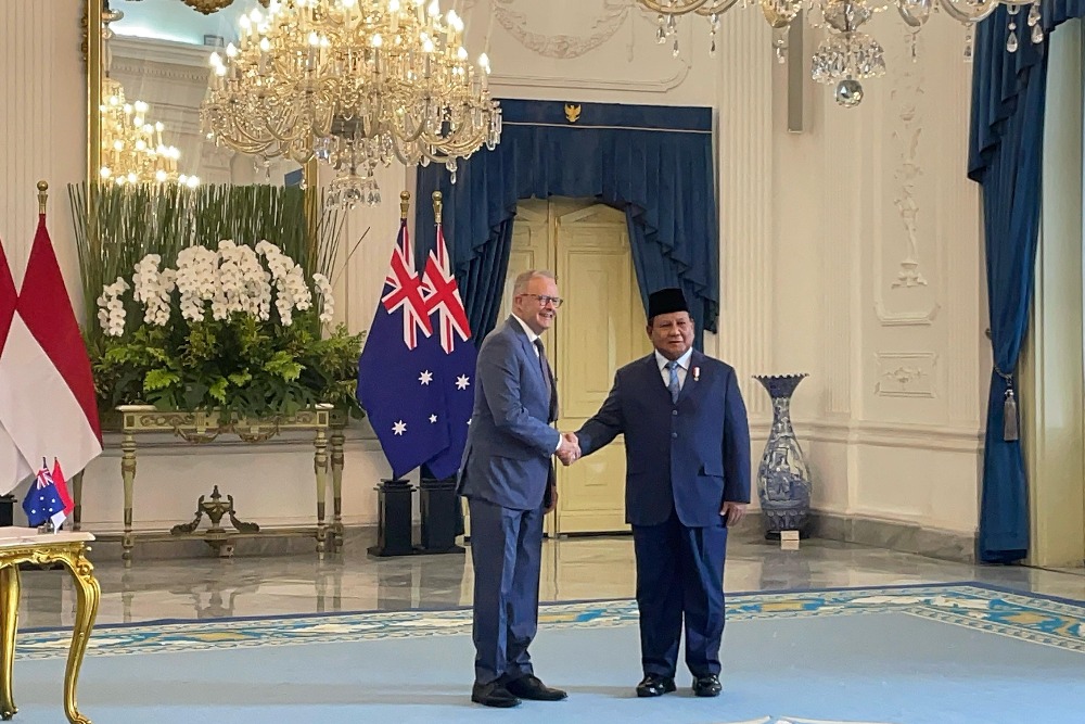  Prabowo dan PM Albanese Perkuat Kerja Sama Bilateral RI-Australia