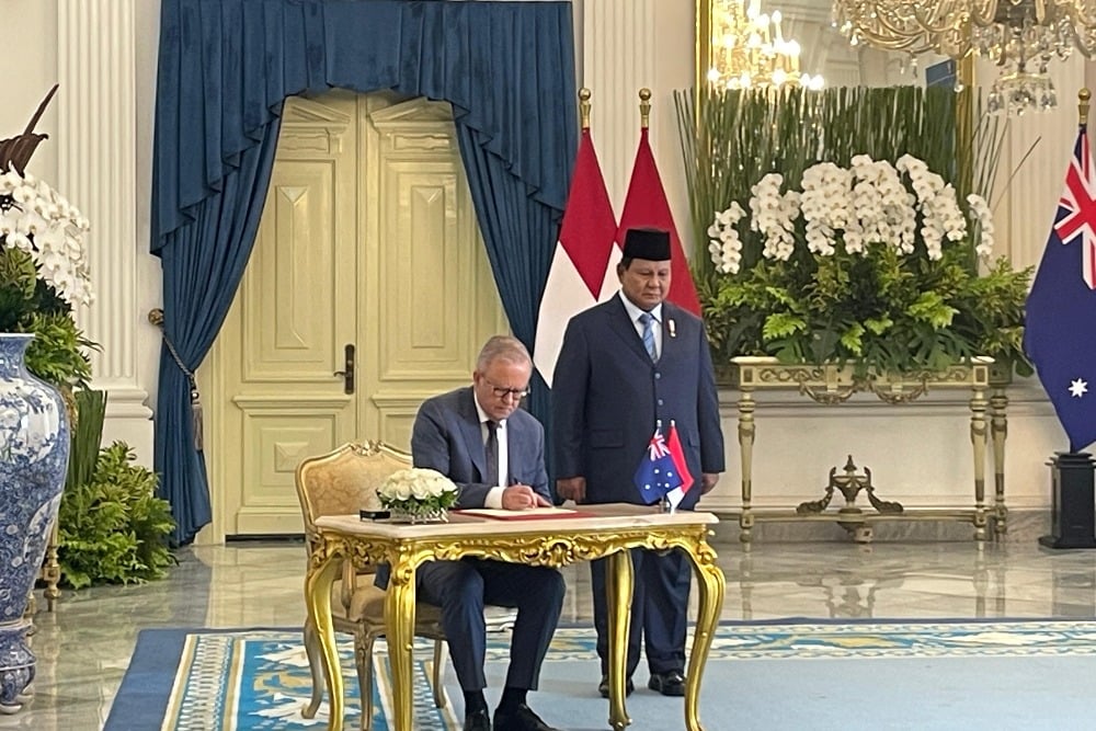 Prabowo dan PM Albanese Bahas Kerja Sama Pertahanan dan Ekonomi
