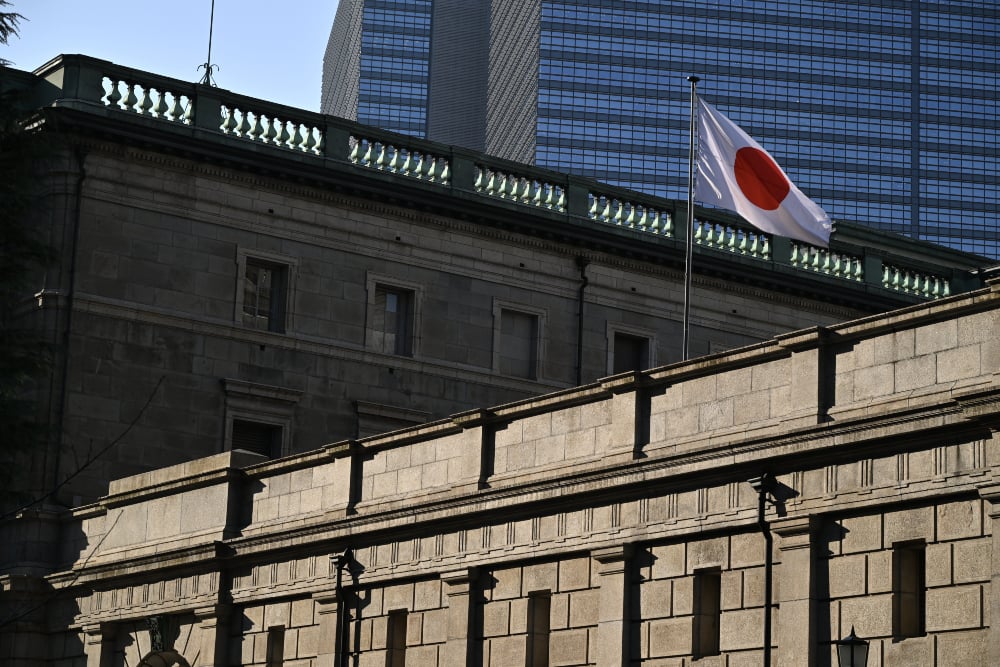 Kantor pusat Bank of Japan (BOJ) di Tokyo, Jepang pada Jumat (24/1/2024). / Bloomberg-Akio Kon