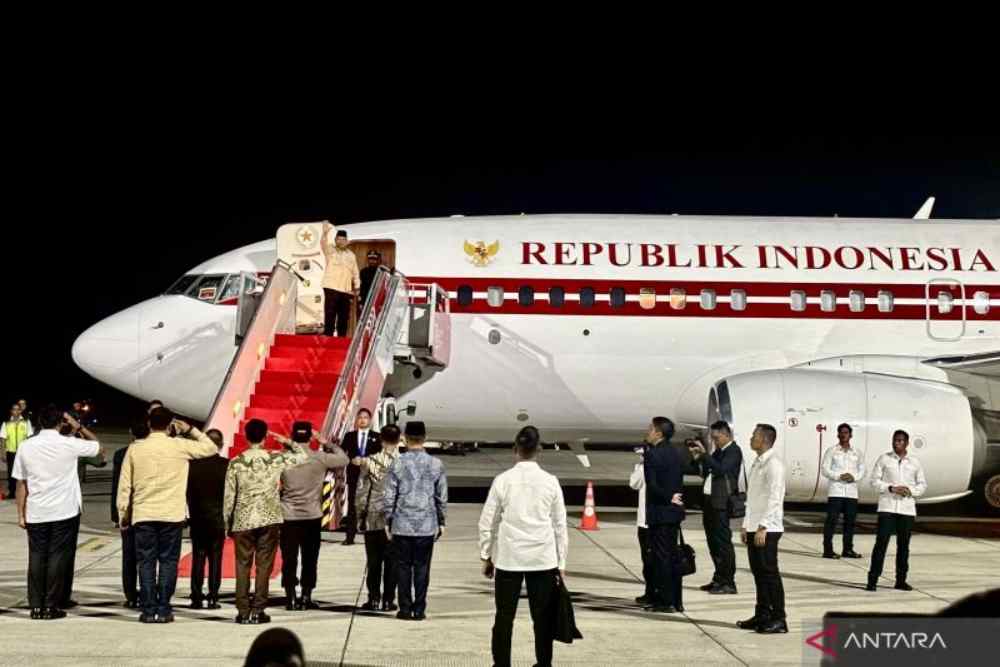 Penampilan Pesawat Kepresidenen Prabowo yang Beda Warna dengan Era Jokowi