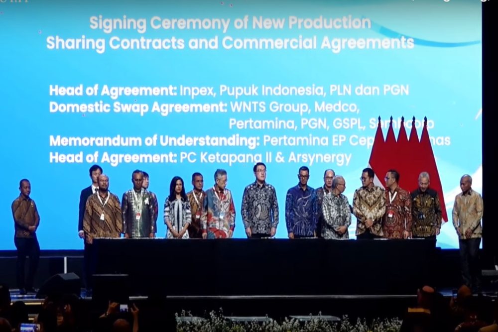Disaksikan Prabowo, Inpex Teken Perjanjian Jual Beli Gas Masela dengan 3 BUMN
