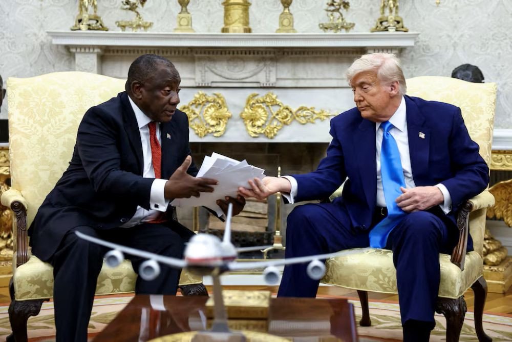  Tegang! Trump Ungkit soal Genosida di Afrika Selatan di Depan Cyril Ramaphosa