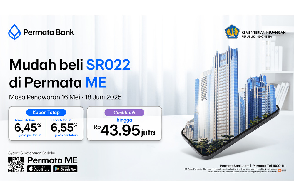  Investasi SR022 di Permata Bank, Raih Cashback hingga Rp43,95 Juta
