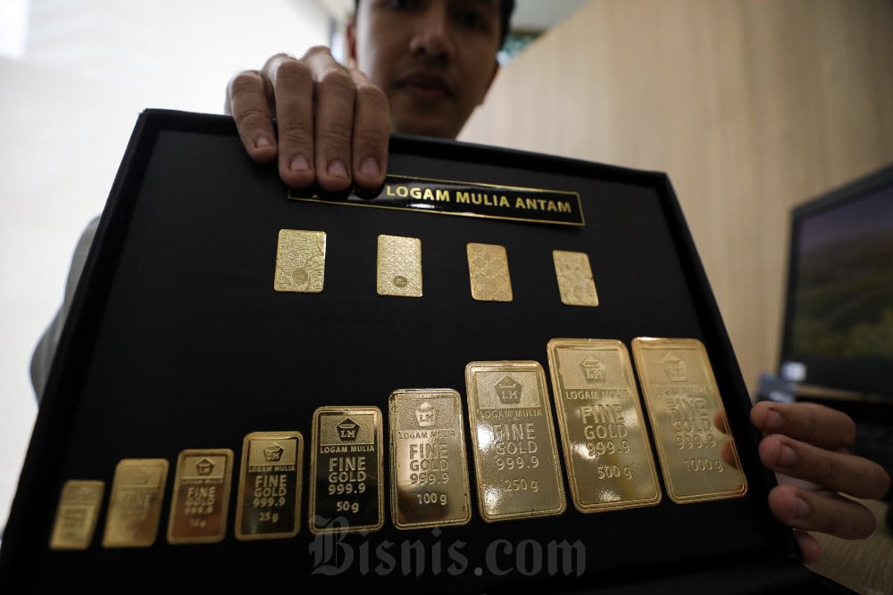 Harga Emas Antam Melonjak Tajam Hari Ini, Ukuran 1 Gram Tembus Rp1.930.000