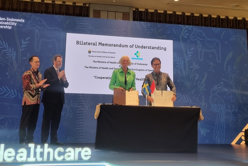  Pemerintah Swedia dan Indonesia Teken MoU Strategis, Perkuat Sektor Kesehatan