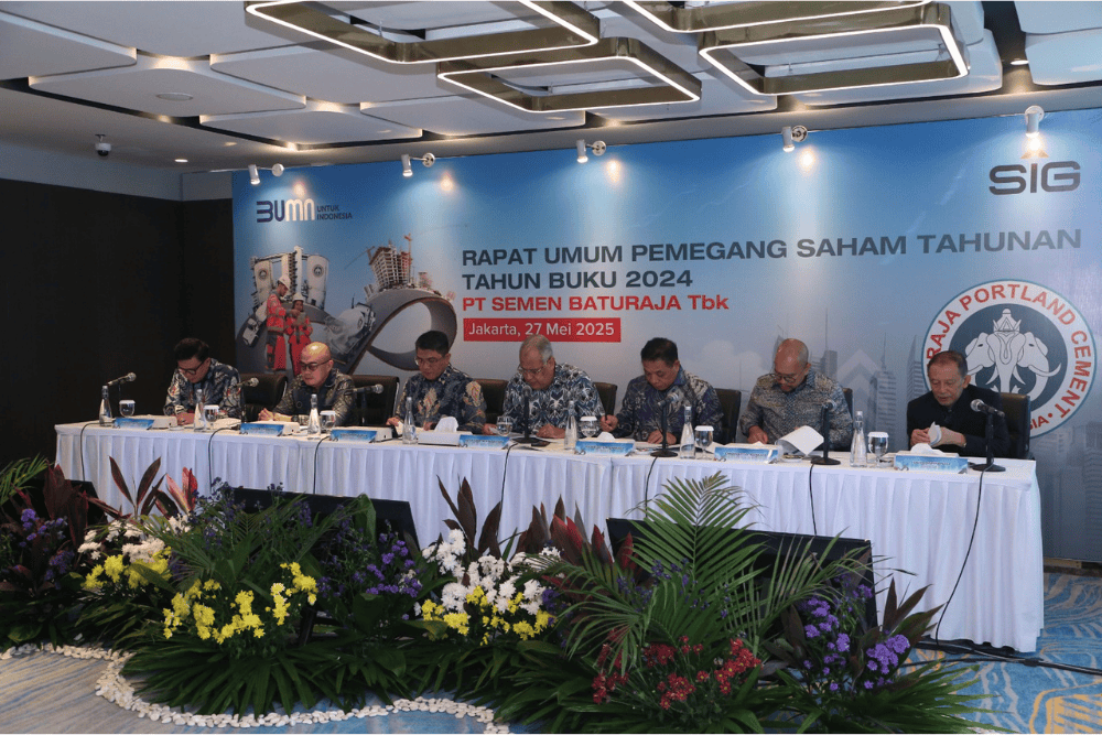  Gelar RUPST 2024, Semen Baturaja Bagikan Dividen Rp25,85 Miliar
