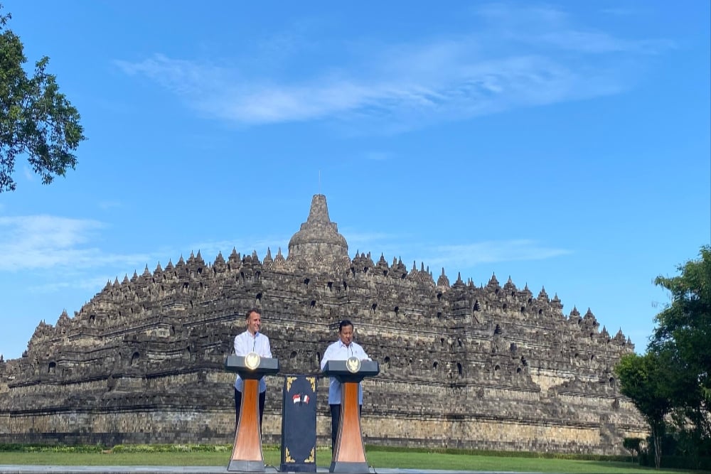 Prabowo Jelaskan ke Macron Soal Candi Borobudur: Ini Situs Bersejarah