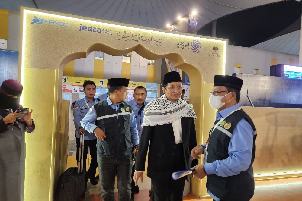 Tiba di Arab Saudi, Menag Nasaruddin: Pertahankan Reputasi Jemaah Terbaik Sedunia