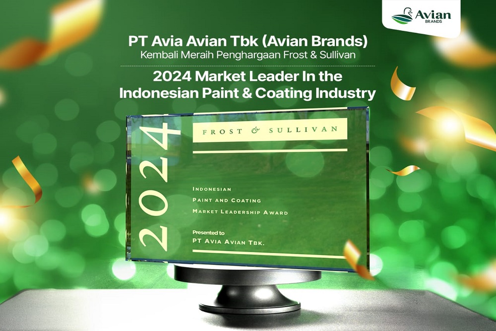  Avian Brands Dinobatkan sebagai Market Leader Industri Cat 2024