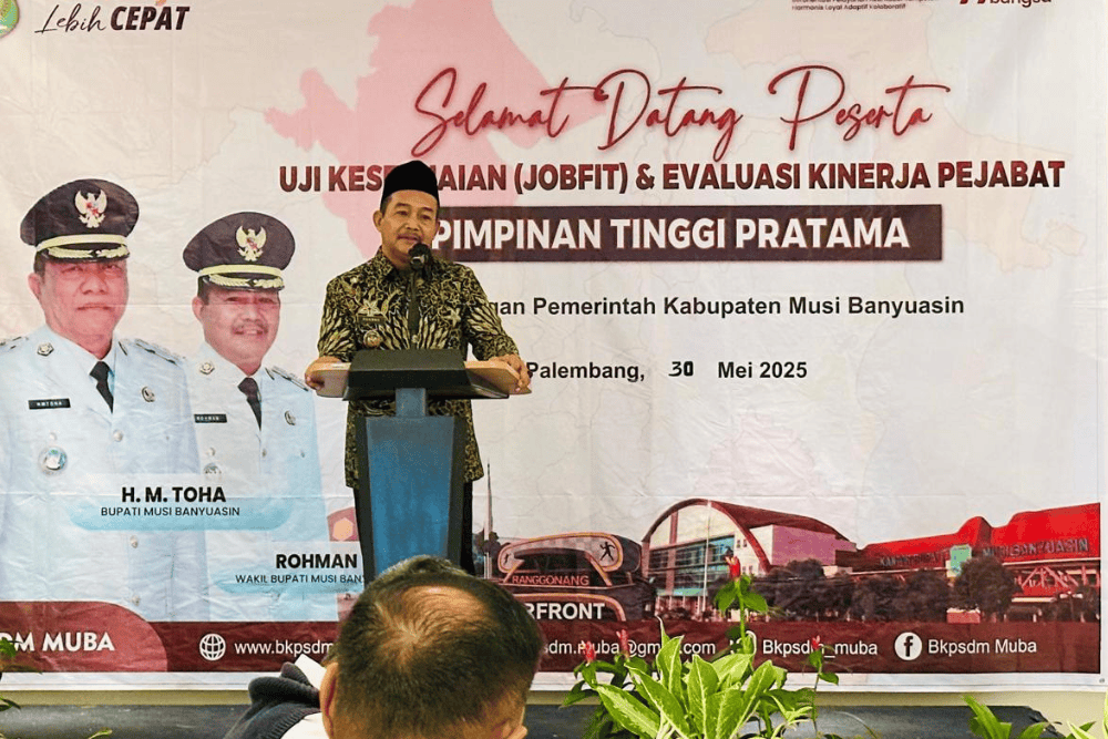  Wabup Muba Buka Job Fit dan Evaluasi Kinerja Pejabat Pimpinan Tinggi Pratama