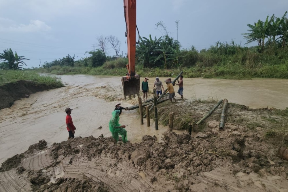  Pemko Pekanbaru Pantau Progres Proyek Parit Belanda Senilai Rp80 Miliar di Rumbai
