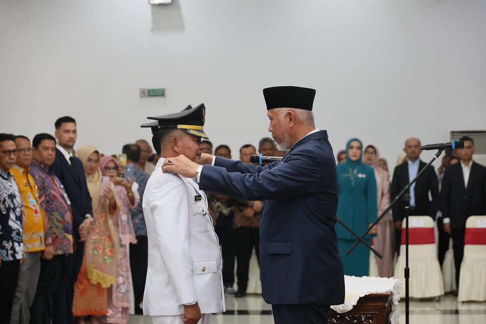  Bupati dan Wakil Bupati Pasaman Hasil PSU Resmi Dilantik