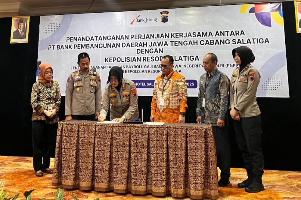  Bank Jateng Layani Payroll Pegawai Polres Salatiga