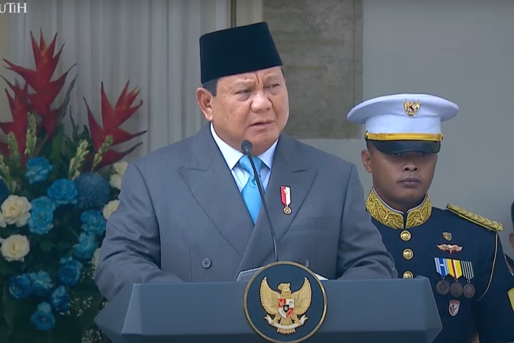 Di depan Mega dan Gibran, Prabowo Ingatkan Pejabat Tak Becus Lebih Baik Mundur