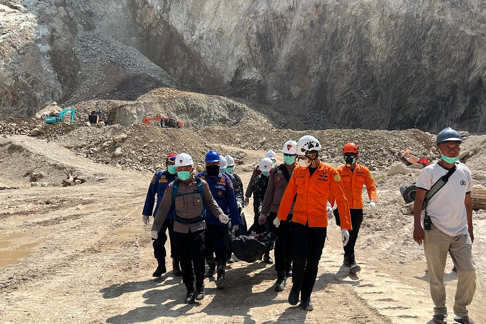  Dua Korban Longsor Tambang Gunung Kuda Ditemukan, Total Korban Tewas Jadi 21 Orang